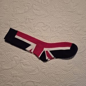 Union Jack novelty socks, featuring the design of the flag of the United Kingdom